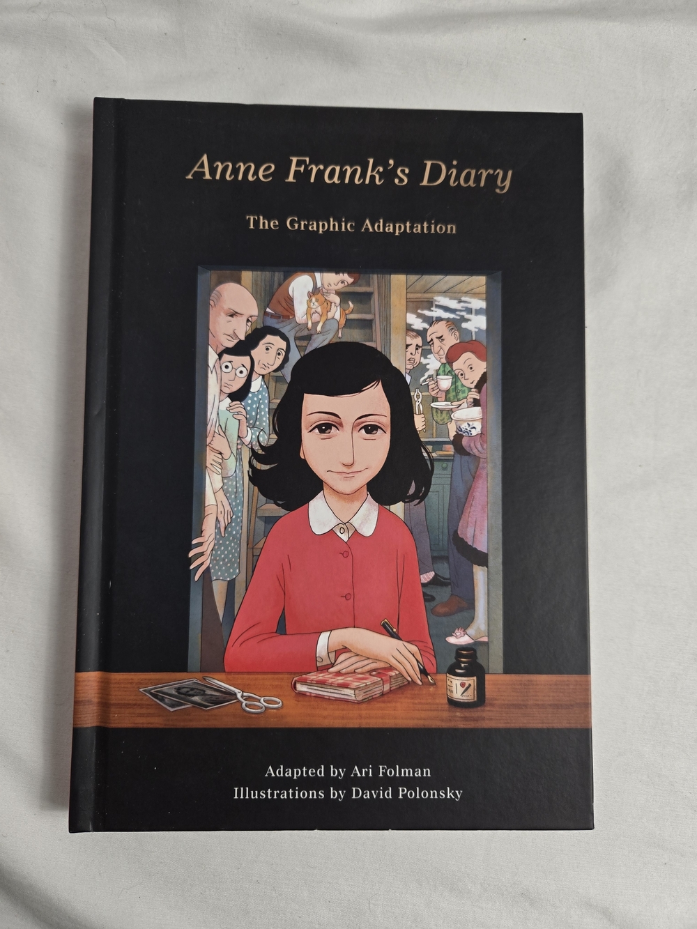 Anne Frank’s Diary The Graphic Novel Adaptation Folman Hardcover Book History YA